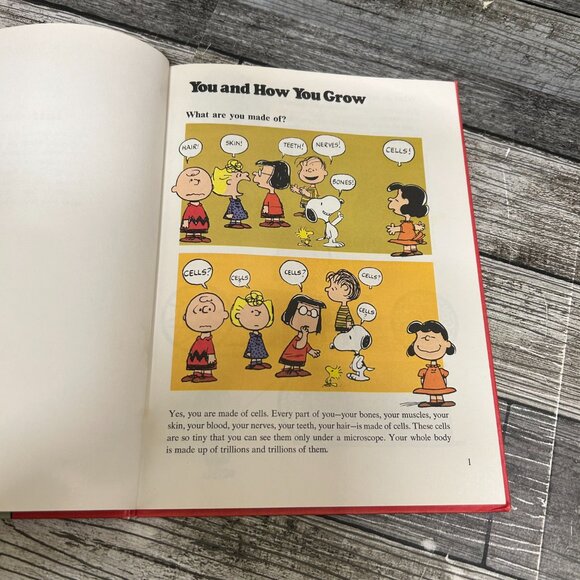 1980s Charlie Brown's Cyclopedia Featuring Your Body Book Volume 1 - Picture 5 of 6